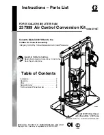 Preview for 1 page of Graco 207-279 Instructions Manual
