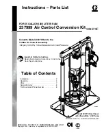 Предварительный просмотр 1 страницы Graco 207-279 Instructions Manual