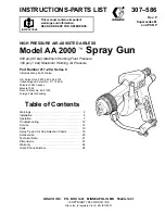 Graco 217-292 Instructions And Parts List preview