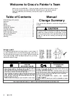 Preview for 2 page of Graco 218-501 Instructions-Parts List Manual