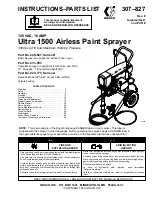 Graco 220-627 B Series Instructions And Parts List preview