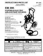 Preview for 1 page of Graco 220-726 Instructions And Parts List