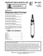 Graco 222012 Instructions Manual предпросмотр