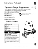 Preview for 1 page of Graco 224892 Instructions And Parts List