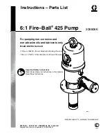 Graco 238108 Instructions-Parts List Manual предпросмотр