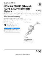 Preview for 1 page of Graco 255200 Instructions Manual