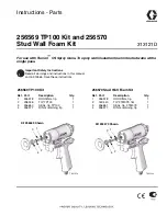 Preview for 1 page of Graco 256569 Instructions-Parts List