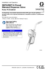 Preview for 1 page of Graco 26C354 Installation And Operation Manual