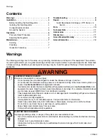 Preview for 2 page of Graco 289208 Instructions-Parts List Manual