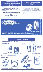 Graco 2L03 Sound Select Owner'S Manual preview