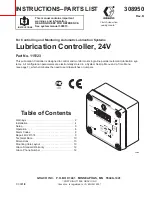 Preview for 1 page of Graco 308950 Instructions-Parts List Manual