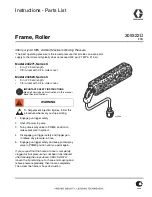 Preview for 1 page of Graco 309322D Instructions And Parts List