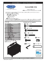 Preview for 1 page of Graco 3310281-163 - Victoria Non Drop Side 5 Assembly Instructions Manual