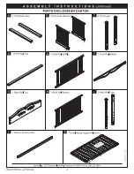 Предварительный просмотр 2 страницы Graco 3310281-163 - Victoria Non Drop Side 5 Assembly Instructions Manual