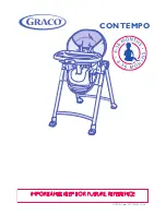 Graco 3A00RIT - Contempo Highchair - Rittenhouse Owner'S Manual preview