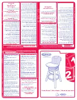 Preview for 2 page of Graco 3C00BPN - Wood Highchair - Butter Pecan Owner'S Manual