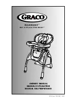 Preview for 1 page of Graco 3E00ABB - Harmony Highchair Owner'S Manual