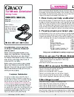 Graco 4430 Series Owner'S Manual preview