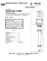 Preview for 1 page of Graco 5:1 Monark 952-793 Instructions-Parts List Manual