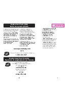 Preview for 3 page of Graco 7111bkw Owner'S Manual