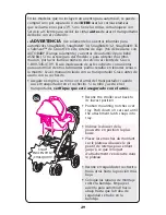 Предварительный просмотр 29 страницы Graco 7B10MLW3 - Quattro Tour Travel System Owner'S Manual