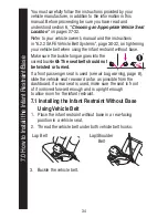 Предварительный просмотр 74 страницы Graco 7B10MLW3 - Quattro Tour Travel System Owner'S Manual