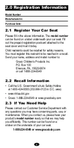 Preview for 4 page of Graco 8488 Owner'S Manual
