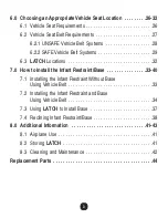 Preview for 3 page of Graco 8A16GNI - Infant SafeSeat Step 1 Owner'S Manual