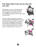 Preview for 40 page of Graco 8A16GNI - Infant SafeSeat Step 1 Owner'S Manual