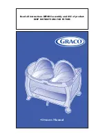 Предварительный просмотр 1 страницы Graco 9F01SGS Owner'S Manual