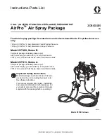 Graco AirPro 237409 Series B Instructions-Parts List Manual preview