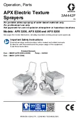 Preview for 1 page of Graco APX 5200 Operation, Parts