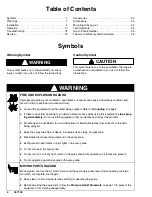 Preview for 2 page of Graco BULLDOG HYDRA-CAT 208958 Instructions-Parts List Manual