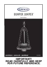 Graco BUMPER JUMPER GIM-0098C Instructions Manual preview