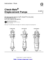 Предварительный просмотр 1 страницы Graco Check-Mate 312375J Instructions Manual