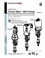 Graco Check-Mate 800 Series Instructions Manual preview