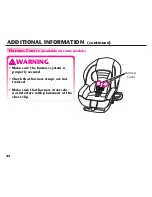 Предварительный просмотр 42 страницы Graco CLASSIC RIDE 50 Instruction Manual