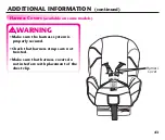 Preview for 43 page of Graco Comfort Sport Instruction Manual