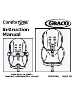 Graco COMFORTSPORT ISPC054BA Instruction Manual предпросмотр