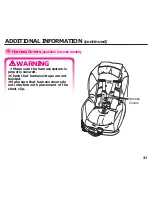 Предварительный просмотр 39 страницы Graco ComfortSport ISPC099BA Instruction Manual