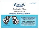 Preview for 3 page of Graco Contender Slim Instruction Manual