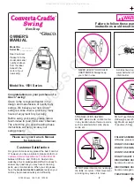 Graco Converta-Cradle 1501 Series Owner'S Manual preview