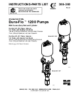 Предварительный просмотр 1 страницы Graco Dura-Flo 1200 Bulldog 237-516 Instructions-Parts List Manual