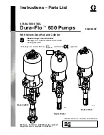 Preview for 1 page of Graco Dura-Flo 237634 Instructions-Parts List Manual