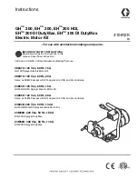 Graco DutyMax EH 200 Instructions Manual preview