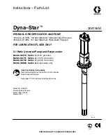 Предварительный просмотр 1 страницы Graco Dyna-Star 224751 Instructions Manual