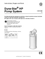 Предварительный просмотр 1 страницы Graco Dyna-Star 77X100 Instructions, Repair And Parts