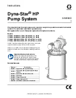 Предварительный просмотр 1 страницы Graco Dyna-Star HP 77X202 Instructions Manual