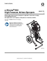 Graco e-Xtreme Z60 Instructions Manual preview