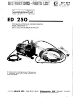 Graco ED 250 Instruction Manual preview